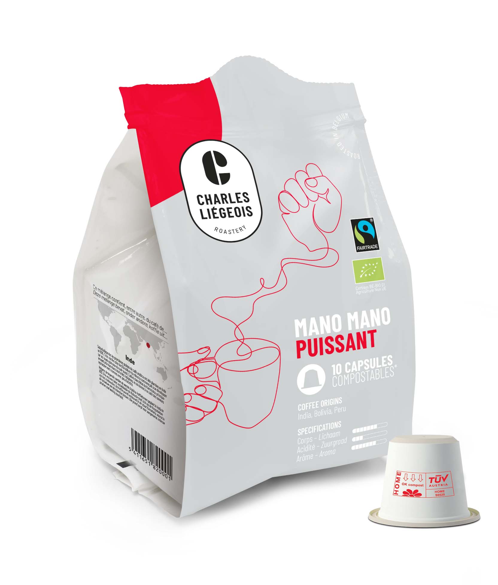 capsules de café compostables mano mano compatibles Nespresso®
